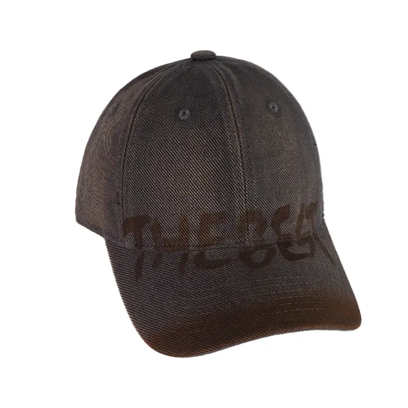 American Style Retro Washed Old Letter Baseball Cap for Men - Image 11