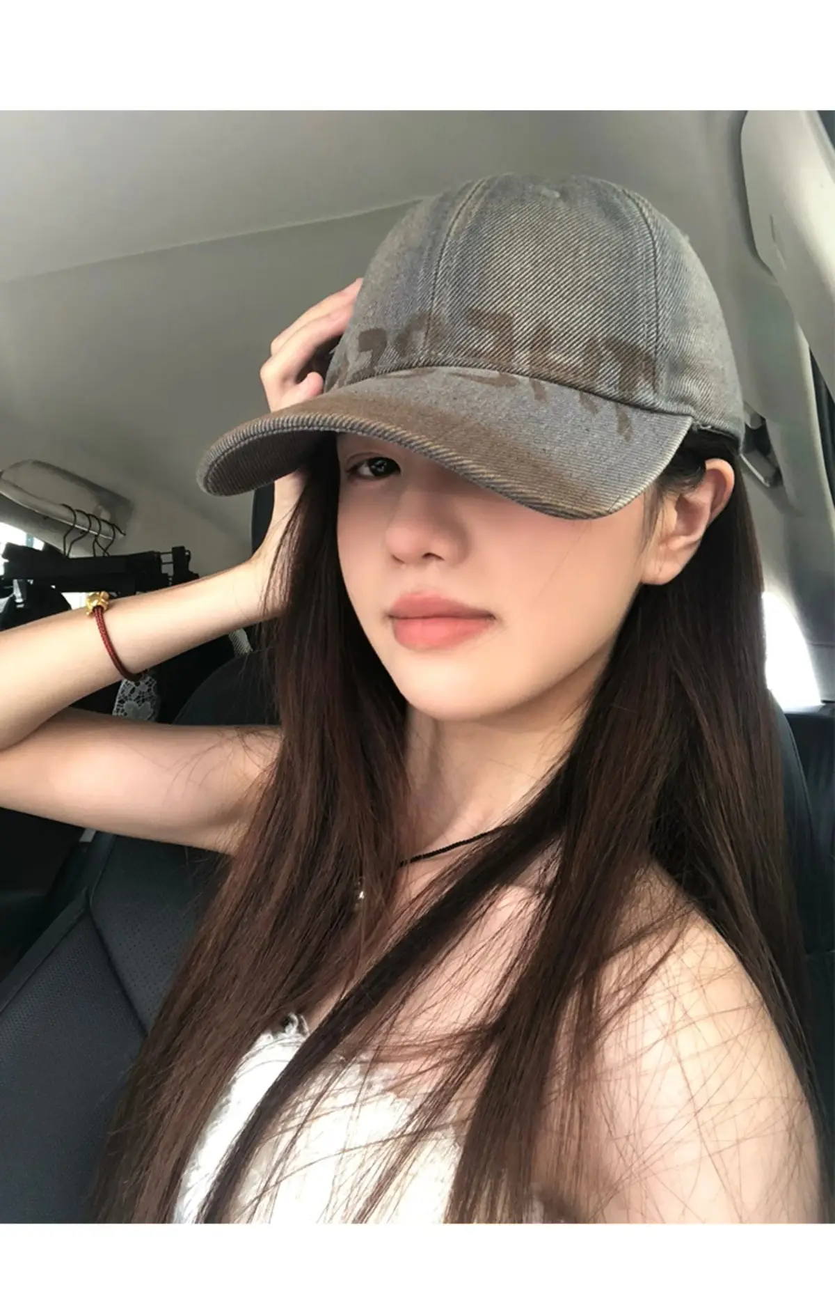 American Style Retro Washed Old Letter Baseball Cap for Men — feature 12