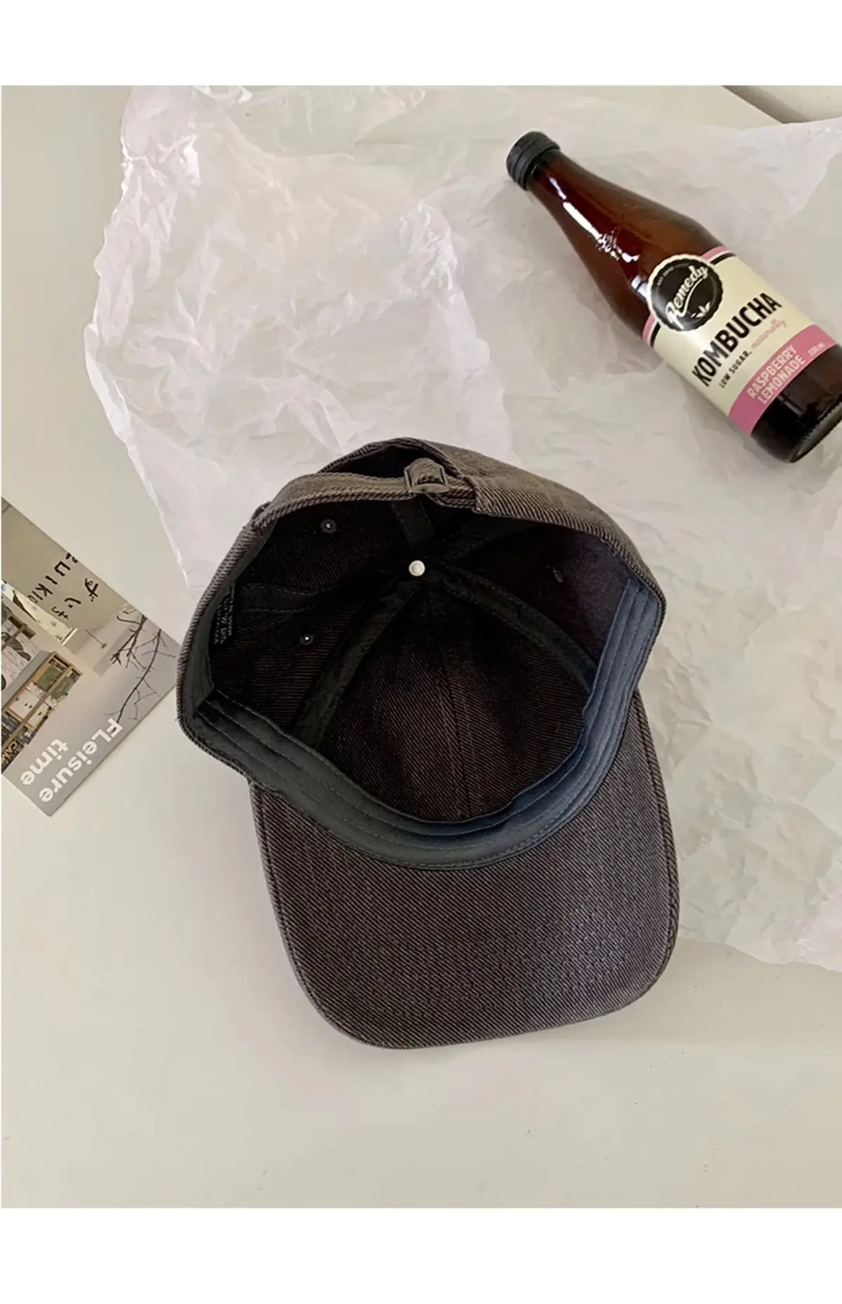 American Style Retro Washed Old Letter Baseball Cap for Men — feature 17