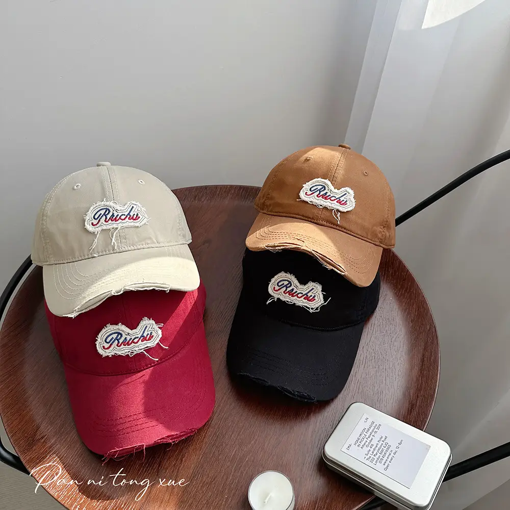 White Beechtree Baseball Cap for Boys Girls Casual All-match - Image 10