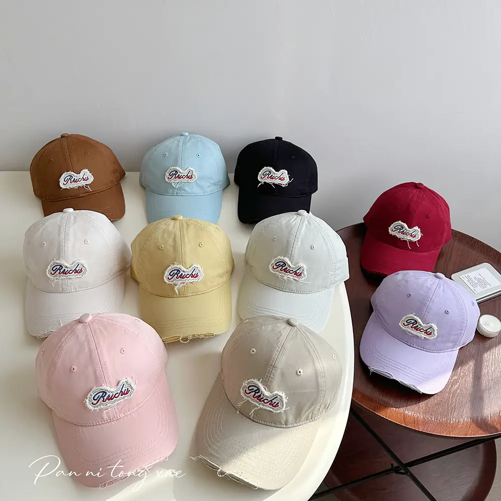 White Beechtree Baseball Cap for Boys Girls Casual All-match - Image 11