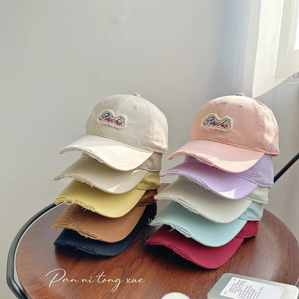 White Beechtree Baseball Cap for Boys Girls Casual All-match — feature 25