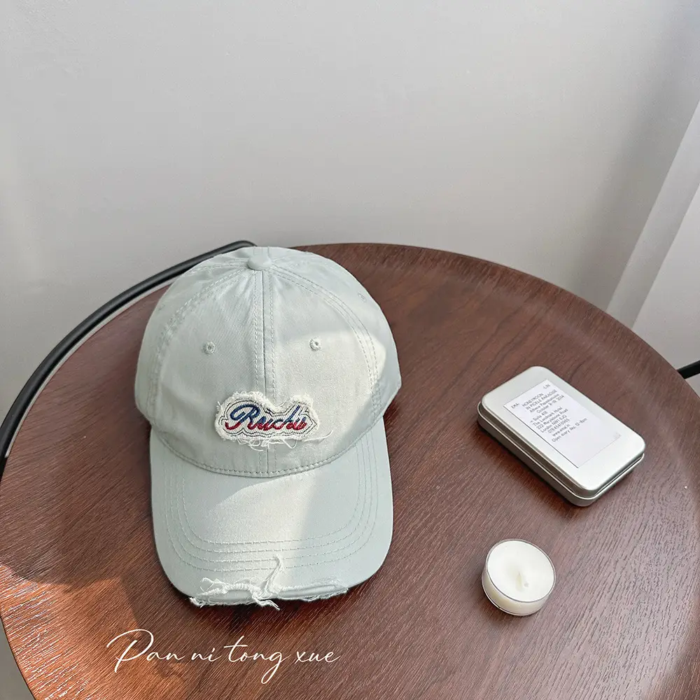 White Beechtree Baseball Cap for Boys Girls Casual All-match - Image 6