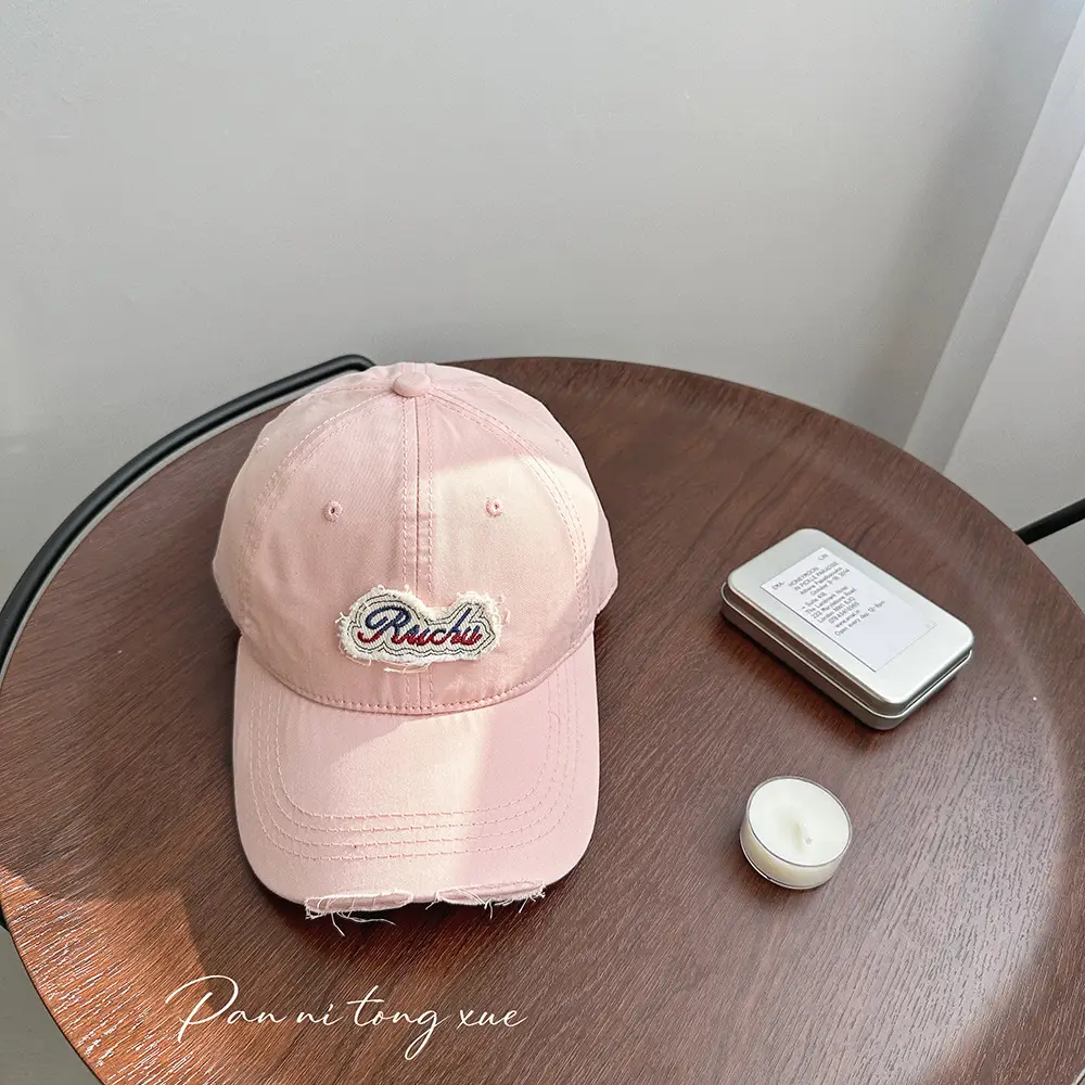 White Beechtree Baseball Cap for Boys Girls Casual All-match - Image 7