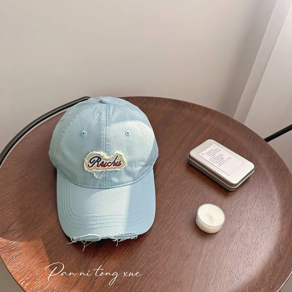White Beechtree Baseball Cap for Boys Girls Casual All-match - Image 8