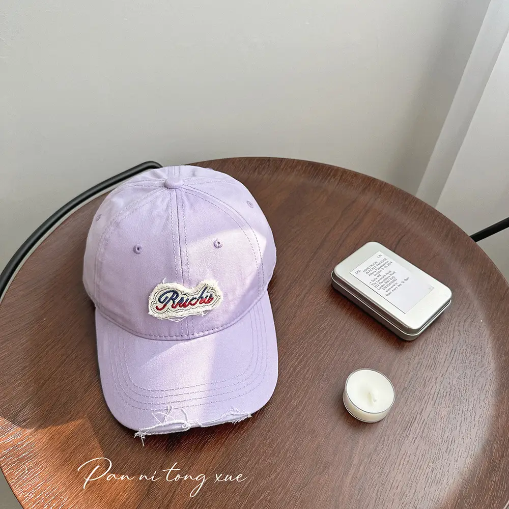 White Beechtree Baseball Cap for Boys Girls Casual All-match - Image 9