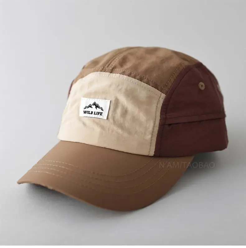 Men's Mountain Life Wash & Wear Cap Brown Beige — feature 1