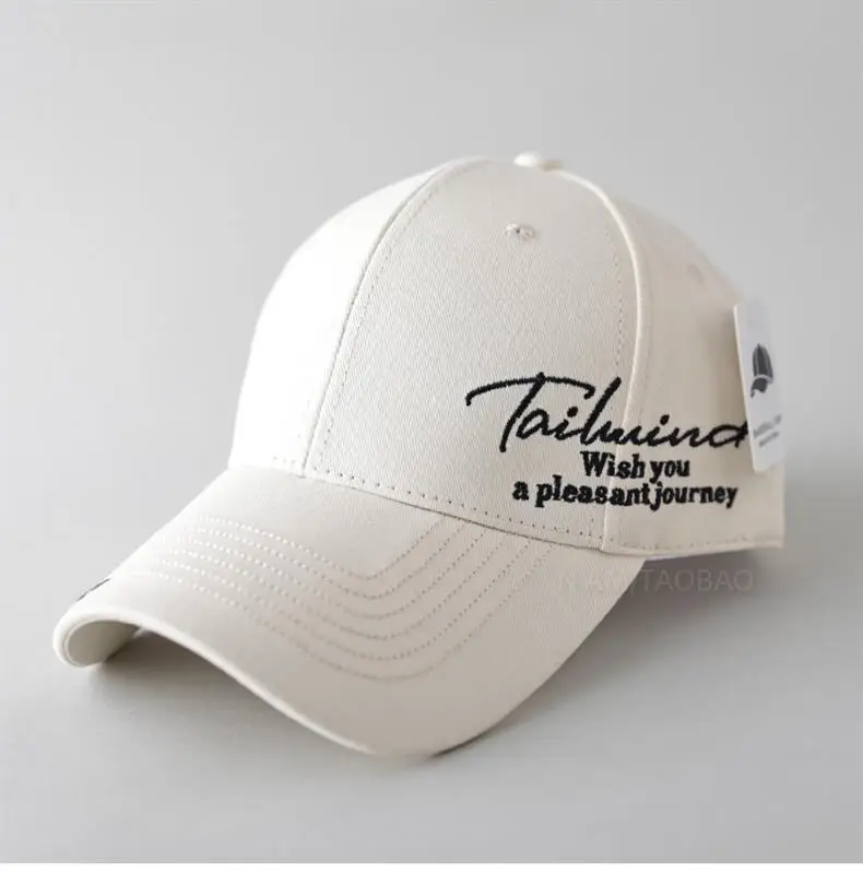 White Side Letter Embroidered Baseball Cap for Men Women — feature 2