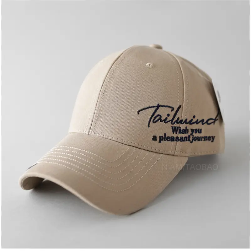 White Side Letter Embroidered Baseball Cap for Men Women - Image 3