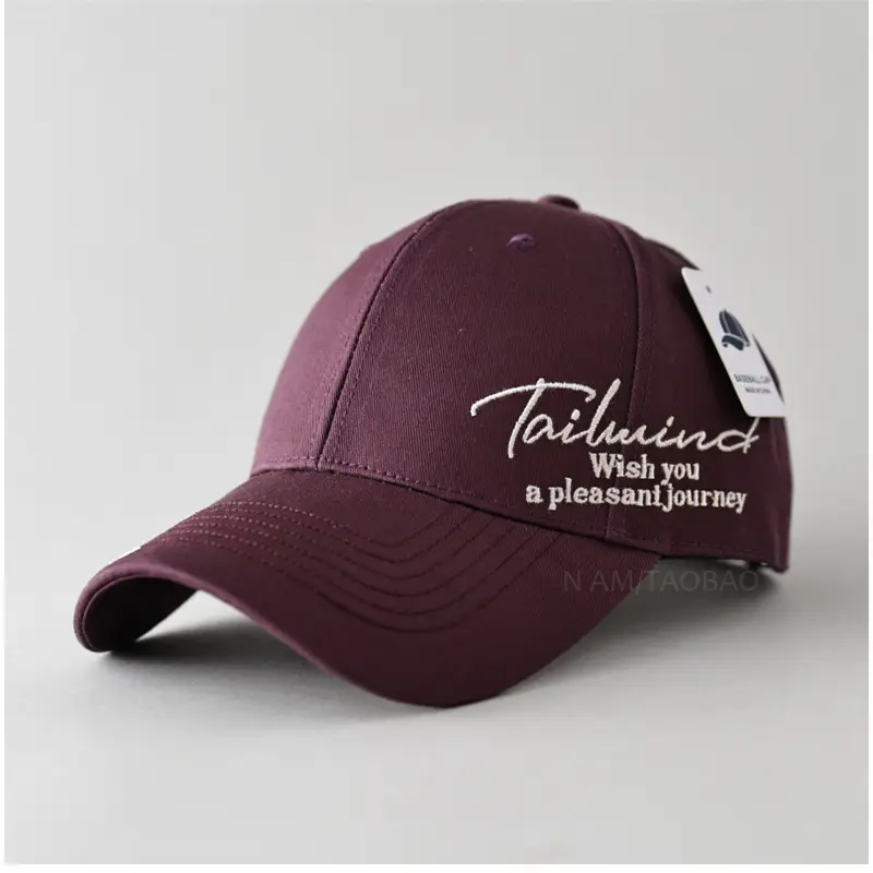 White Side Letter Embroidered Baseball Cap for Men Women - Image 9