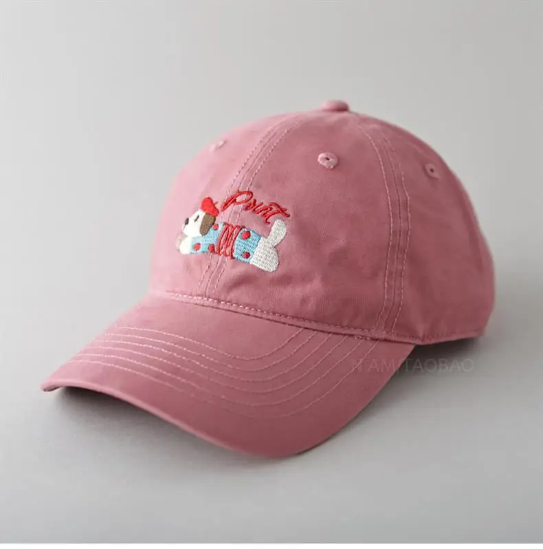 Women Cartoon Cap Pink Baseball — feature 1