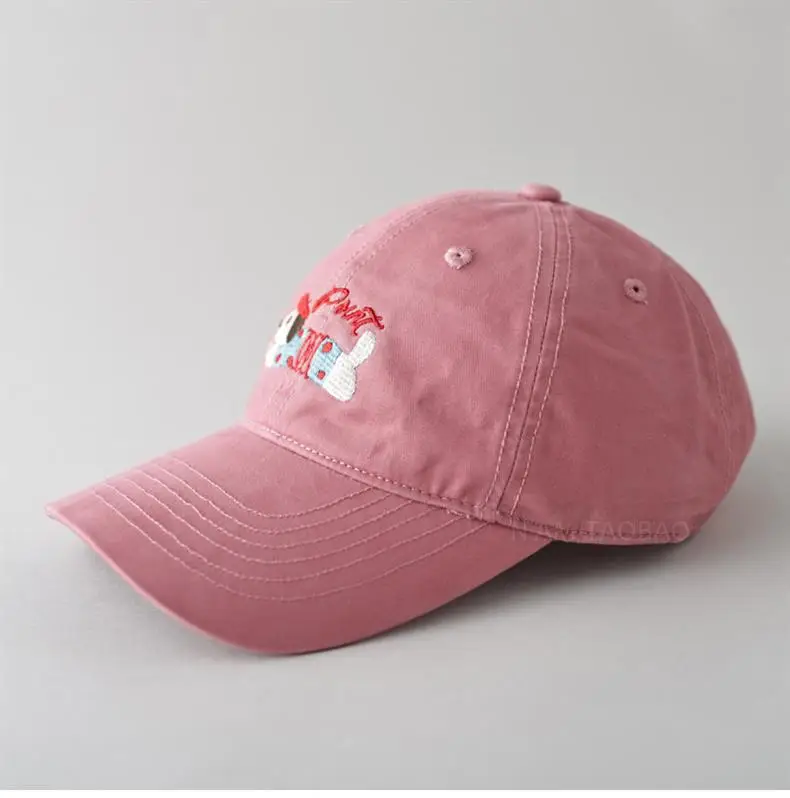 Women Cartoon Cap Pink Baseball — feature 12