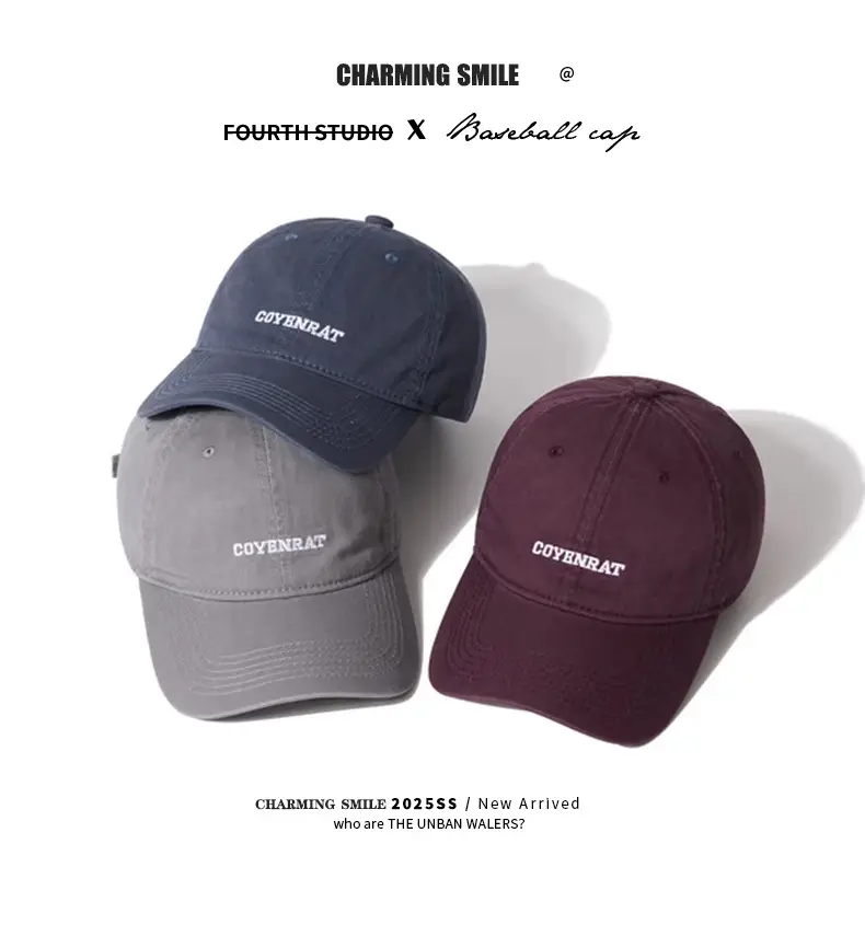 Women Baseball Cap with Sunscreen & Embroidered Letter — feature 6