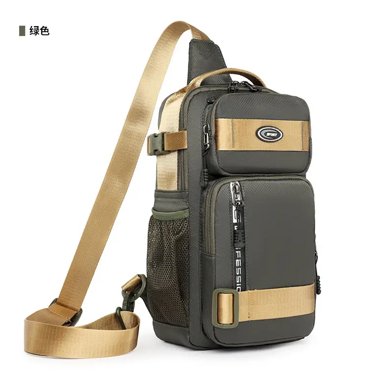 Men's Large Black Travel Chest Bag 24H Transit — feature 29