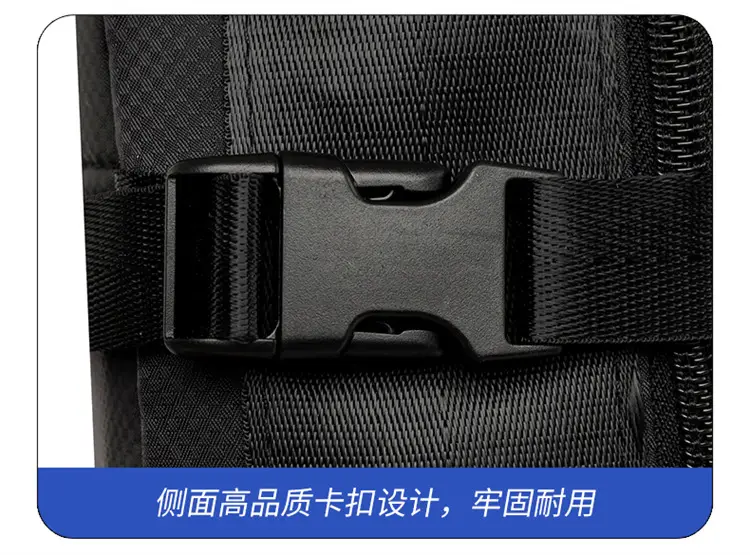 Men's Large Black Travel Chest Bag 24H Transit — feature 42