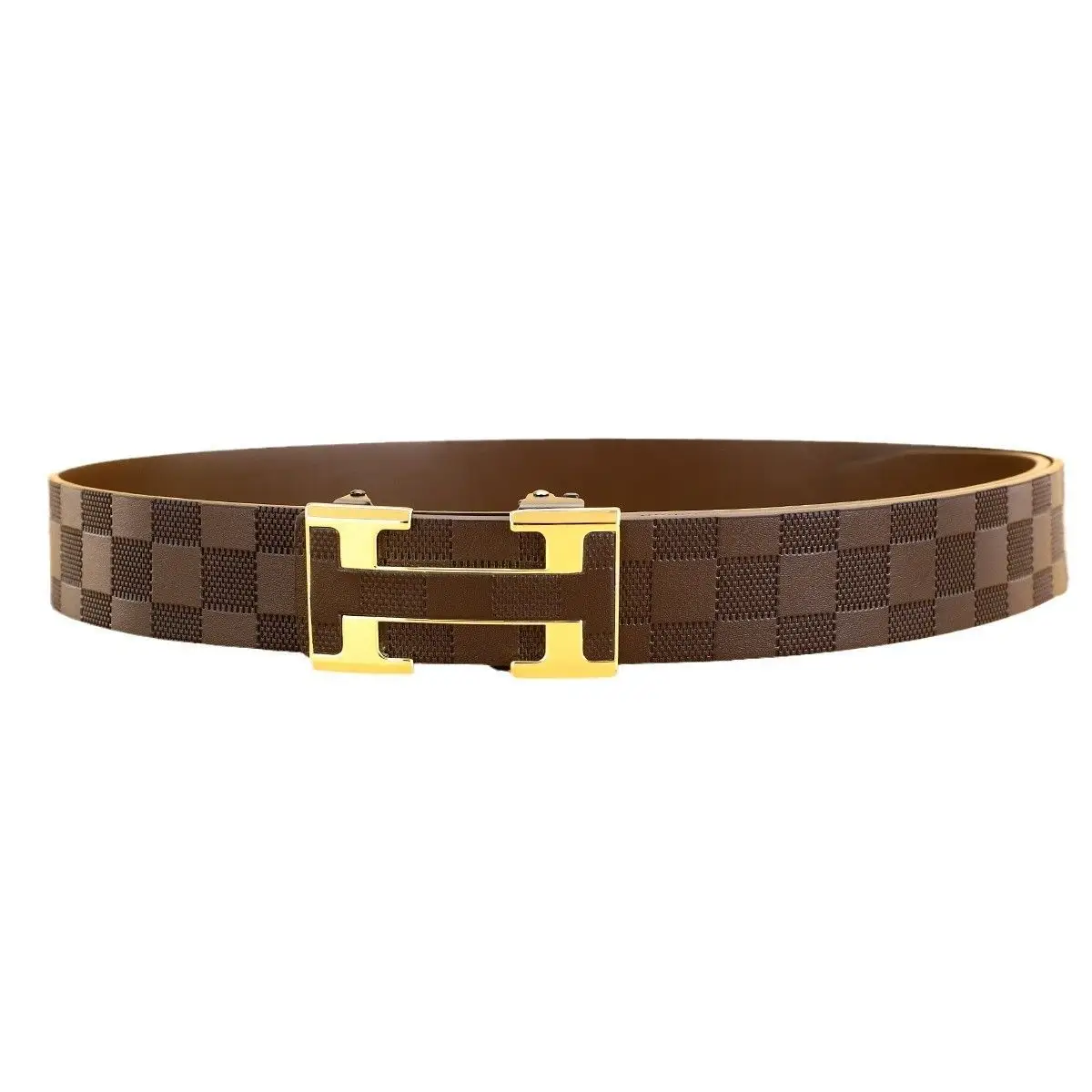 High-End Men's Leather Belt with Automatic Buckle - Image 7