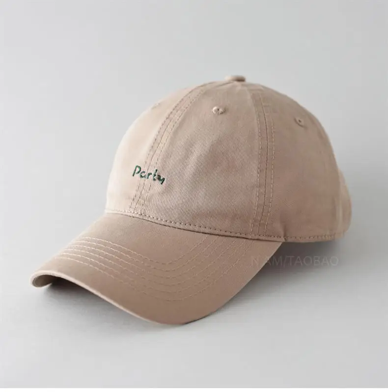 Black Embroidered Baseball Cap for Men Women Casual Sunshade — feature 1