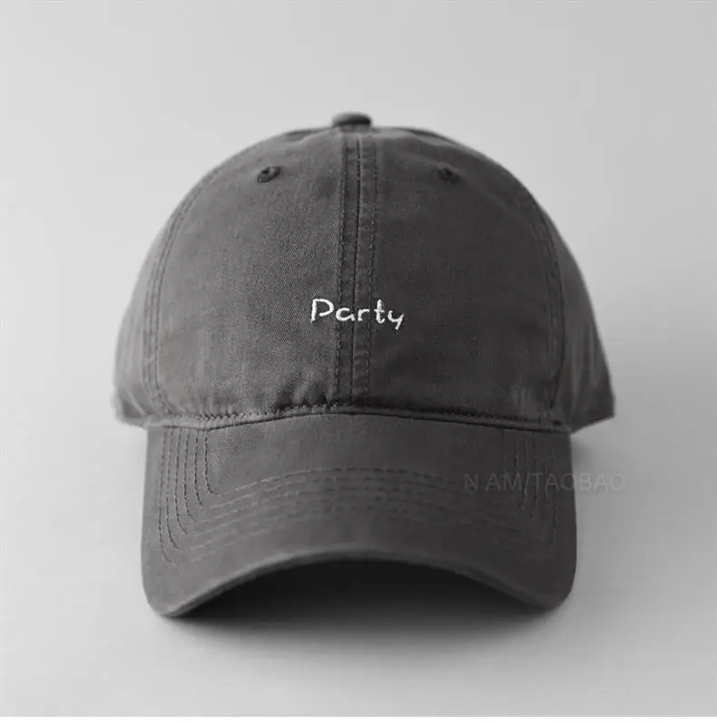 Black Embroidered Baseball Cap for Men Women Casual Sunshade — feature 10