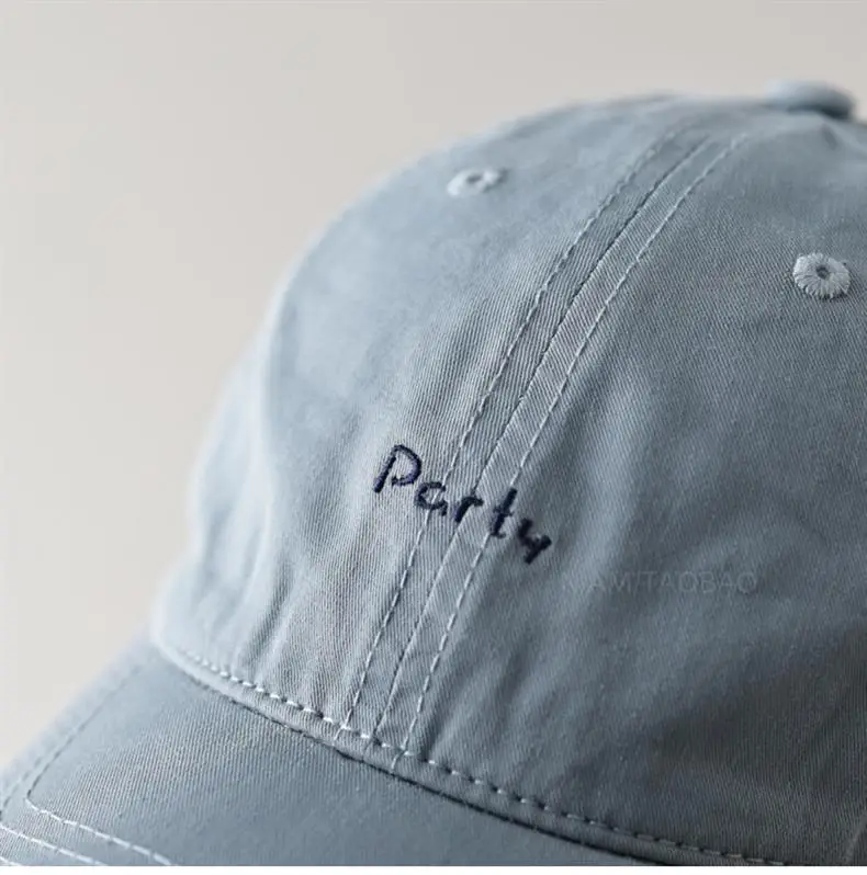 Black Embroidered Baseball Cap for Men Women Casual Sunshade — feature 15