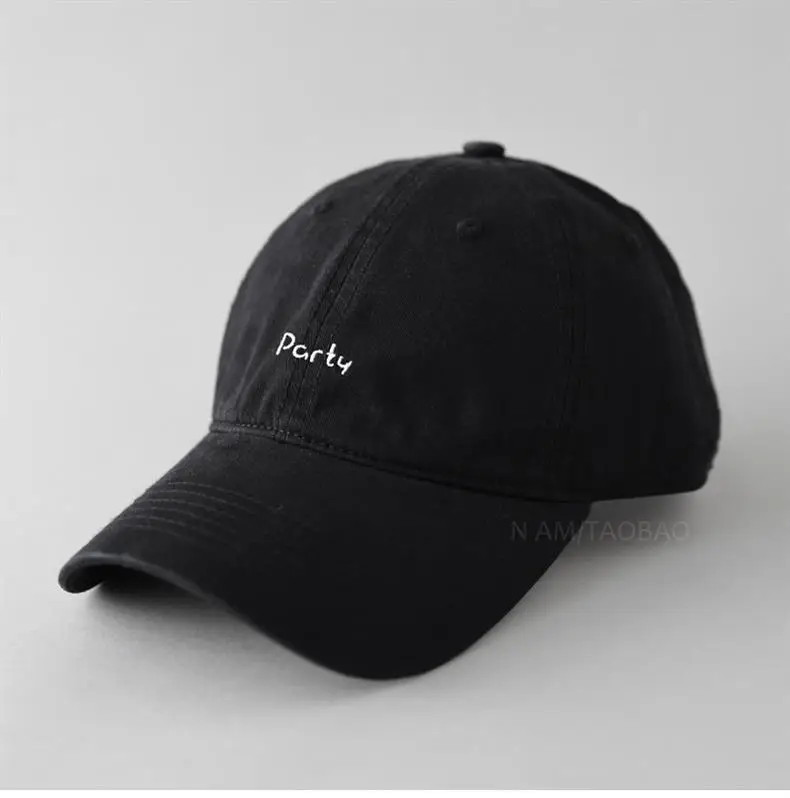 Black Embroidered Baseball Cap for Men Women Casual Sunshade — feature 7