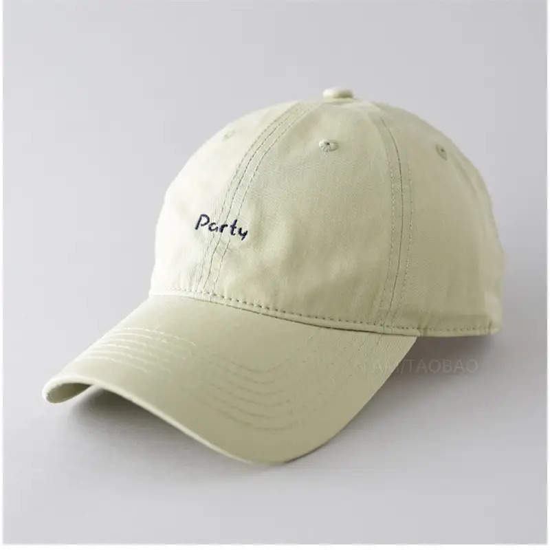 Black Embroidered Baseball Cap for Men Women Casual Sunshade