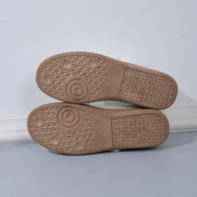 Cross-Border New Style Lace-Up White Sneakers, Soft-Soled Running Shoes, Versatile Non-Slip Casual High-Heeled Shoes, Soft Leather Forrest Gump Shoes — feature 5