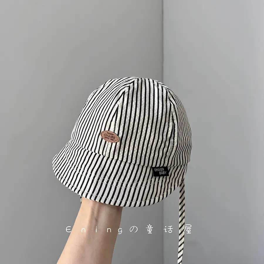 2025 New South Korea Baby Sun Visor Cap Striped Thin - Image 6