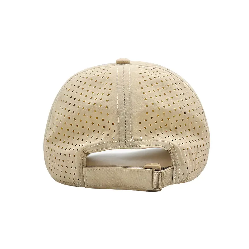 Beige Mesh Baseball Cap 12CM Height 7.5CM Width - Image 9