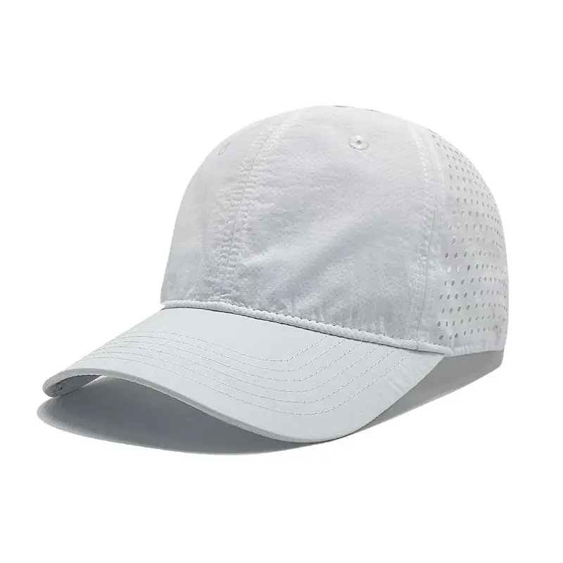 Beige Mesh Baseball Cap 12CM Height 7.5CM Width - Image 4