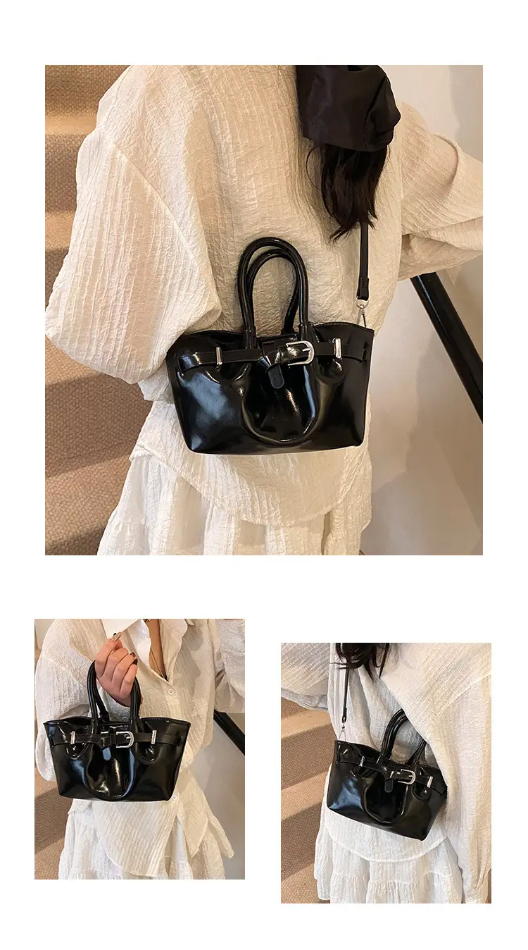 Korean Style Beige Leather Bucket Bag 2025 — feature 14