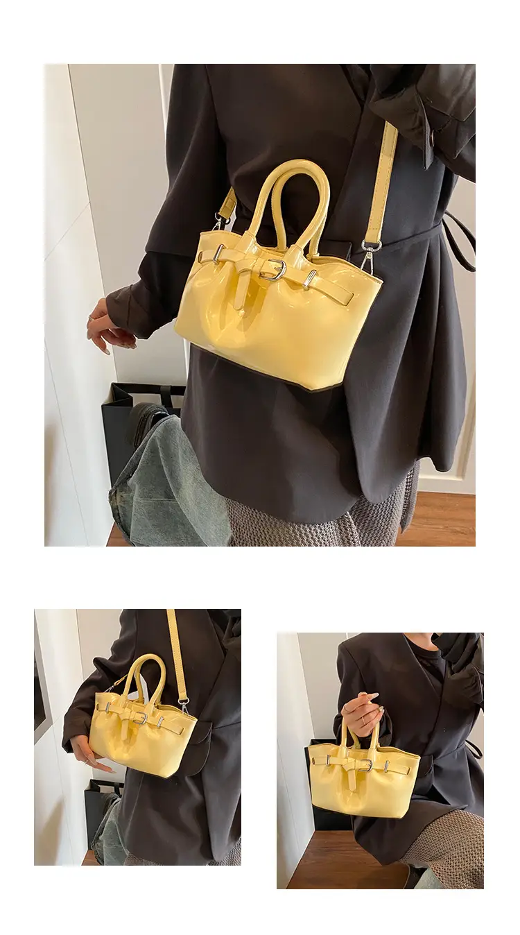 Korean Style Beige Leather Bucket Bag 2025 — feature 17