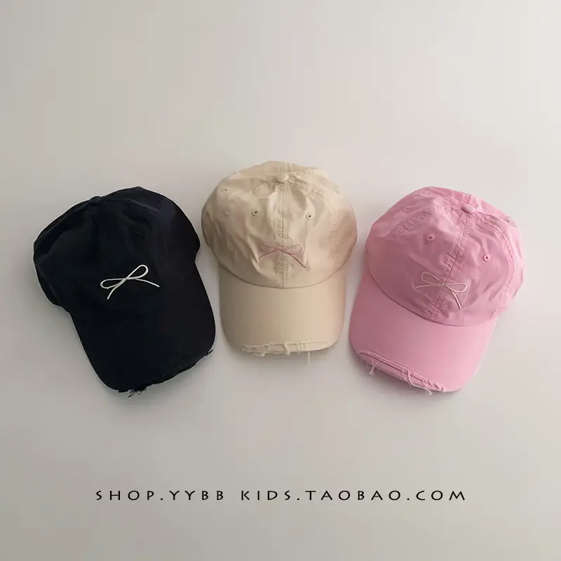 Sweet Bow Kids Hats Summer Sunscreen Cap Baby Girl Travel Spring Baseball Cap - Image 6