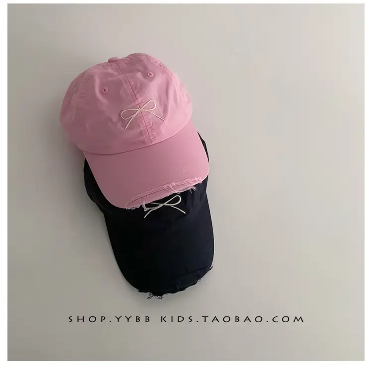 Sweet Bow Kids Hats Summer Sunscreen Cap Baby Girl Travel Spring Baseball Cap — feature 7