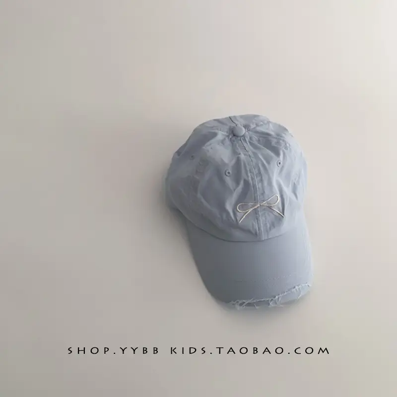 Sweet Bow Kids Hats Summer Sunscreen Cap Baby Girl Travel Spring Baseball Cap - Image 2