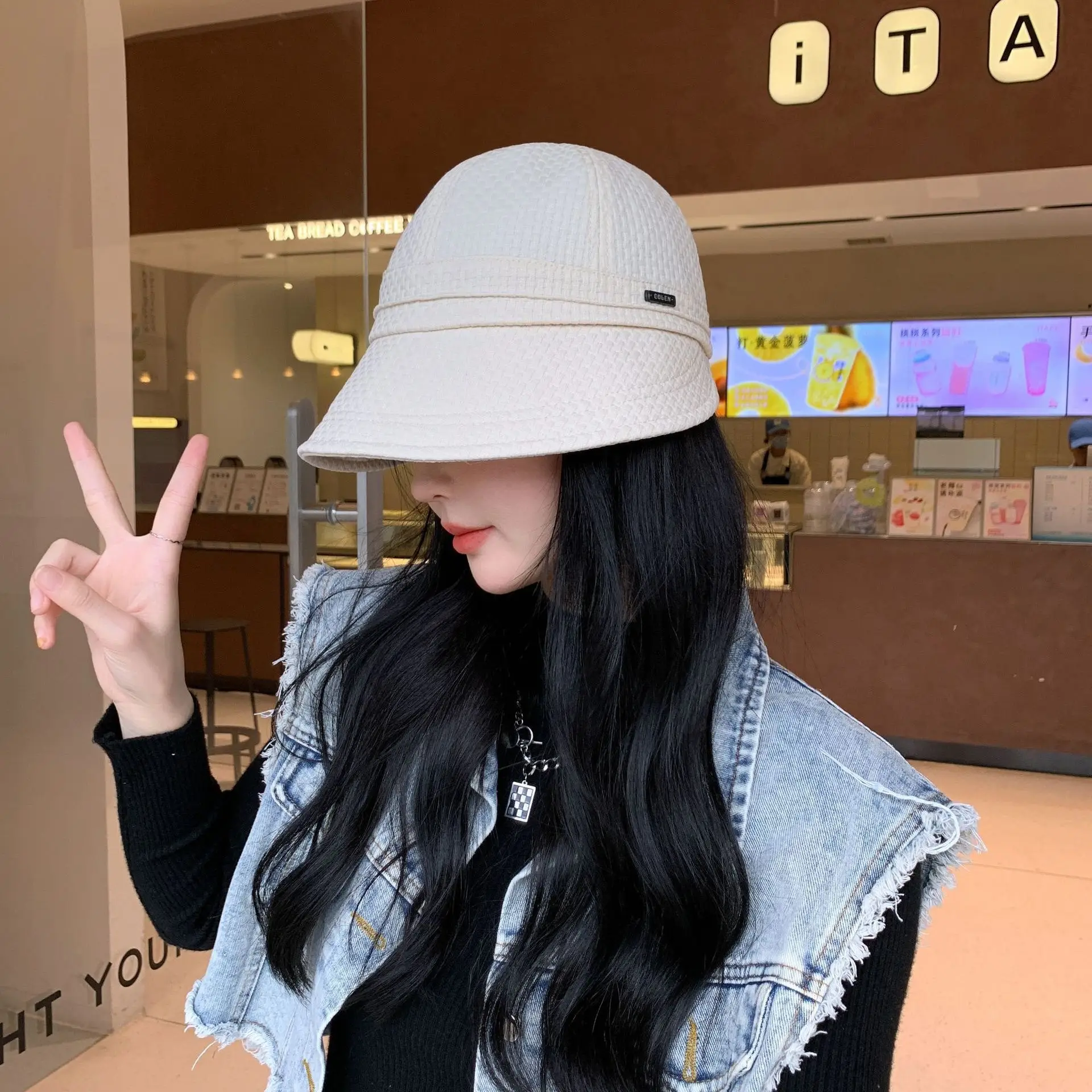 Women's Same-style Sunscreen Fisherman Hat - Image 18