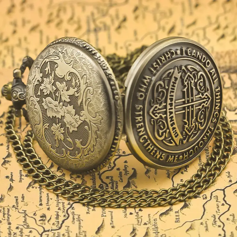 Foreign Trade Pocket Watch Necklace for Men Women - Image 2