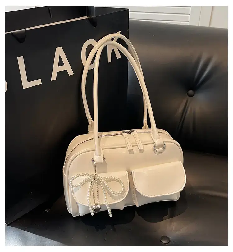 Silver Korean Style Shoulder Bag 2025 New — feature 1
