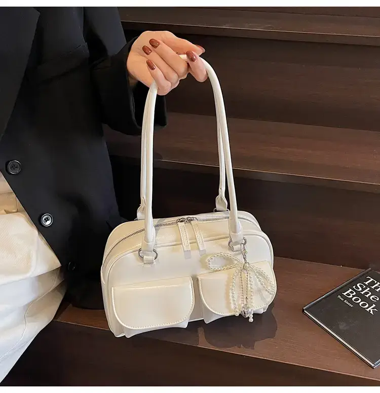 Silver Korean Style Shoulder Bag 2025 New — feature 28