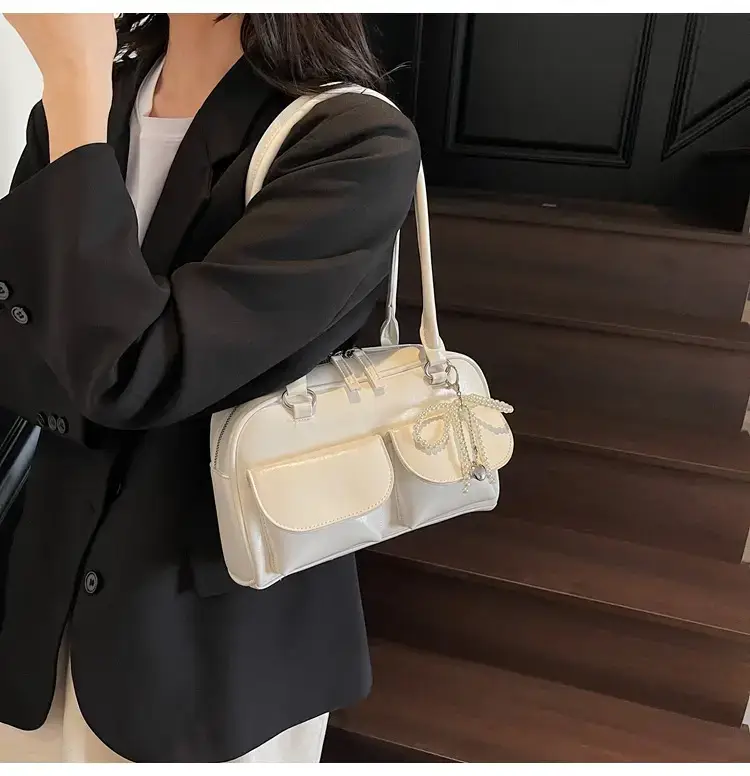 Silver Korean Style Shoulder Bag 2025 New — feature 31