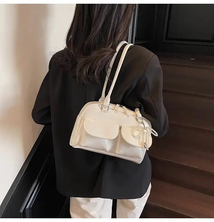 Silver Korean Style Shoulder Bag 2025 New — feature 32