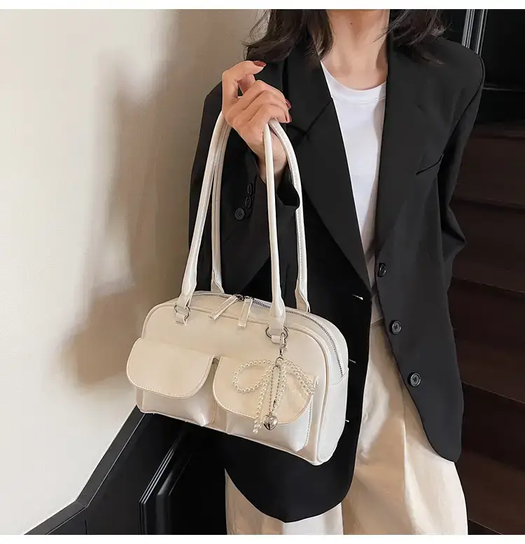 Silver Korean Style Shoulder Bag 2025 New — feature 35
