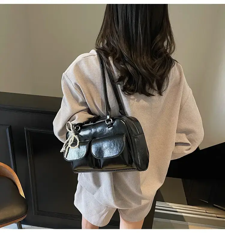 Silver Korean Style Shoulder Bag 2025 New — feature 38