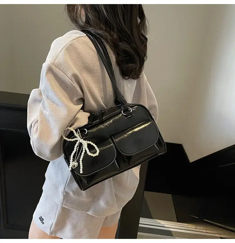 Silver Korean Style Shoulder Bag 2025 New — feature 39