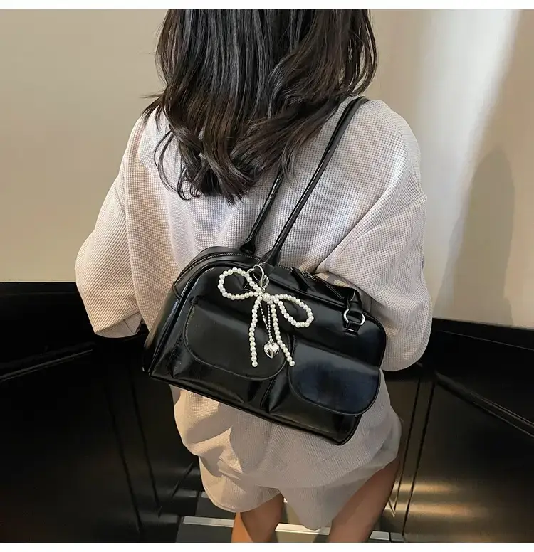 Silver Korean Style Shoulder Bag 2025 New — feature 40
