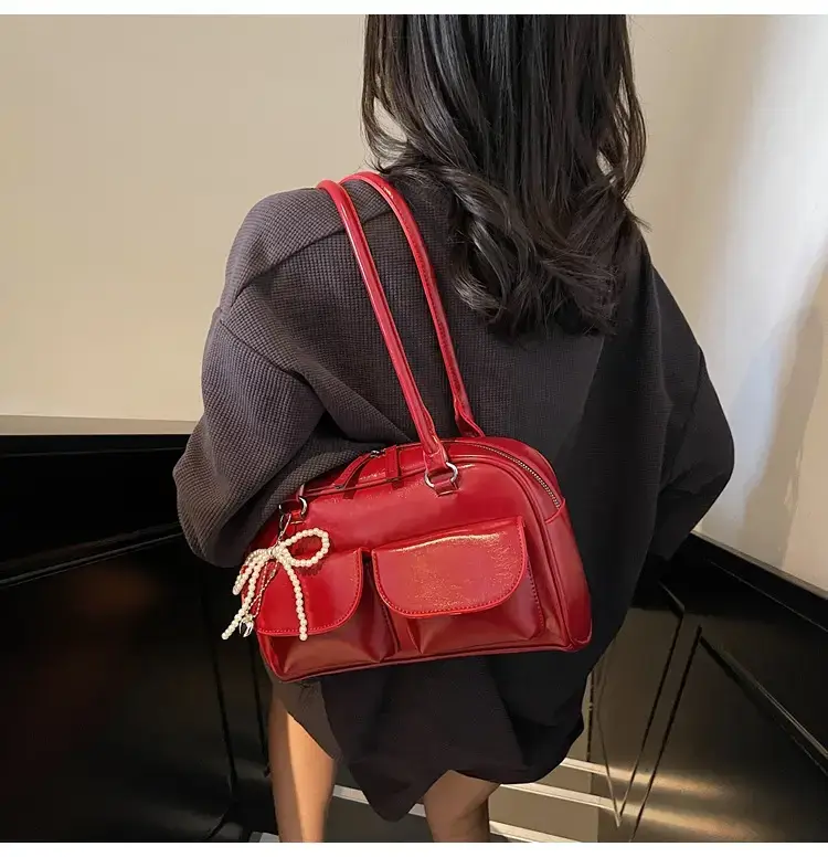 Silver Korean Style Shoulder Bag 2025 New — feature 45