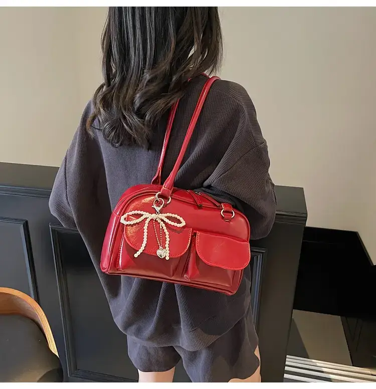 Silver Korean Style Shoulder Bag 2025 New — feature 48