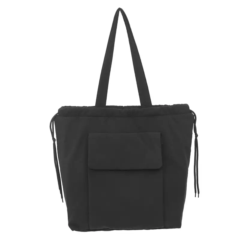 Simple Drawstring Shoulder Bag for Men Light Pink 2025 — feature 47