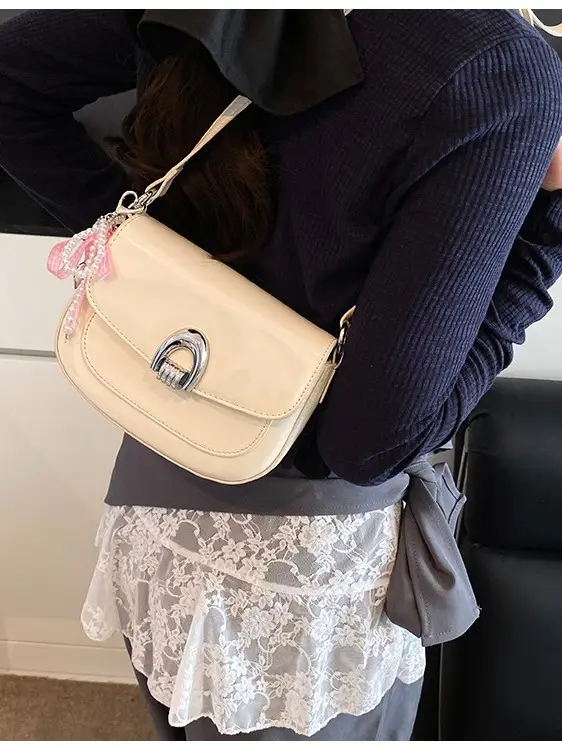 Women's Patent Leather Crossbody Bag Spring Summer 2025 - Image 7