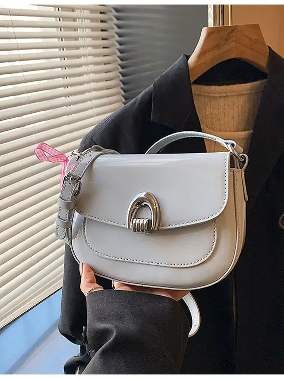 Women's Patent Leather Crossbody Bag Spring Summer 2025 - Image 9