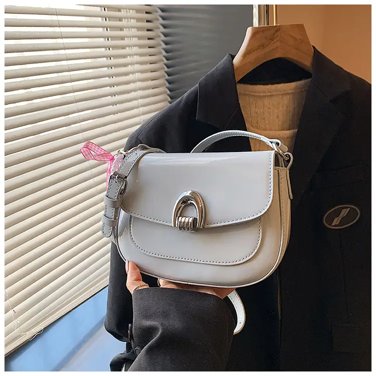 Women's Patent Leather Crossbody Bag Spring Summer 2025 - Image 2
